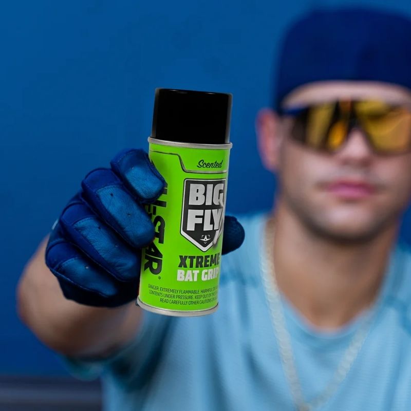 Big Fly BFSPX1 X2 Xtreme Baseball Bat Grip Spray | Anti Slip Formula Bat Control
