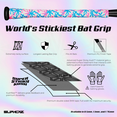 Supacaz Super Sticky Kush BG - Limited 0.5 mm Neon Pink